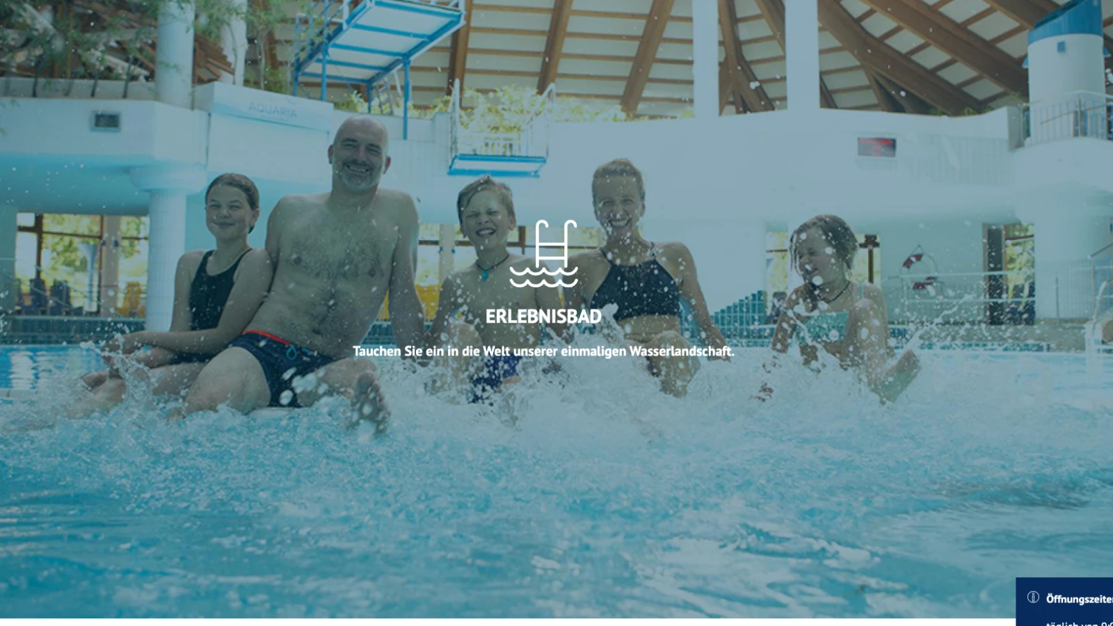 Ein Screenshot von aquaria.de