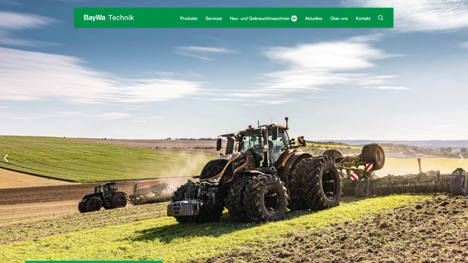 A screenshot of baywa-technik.at