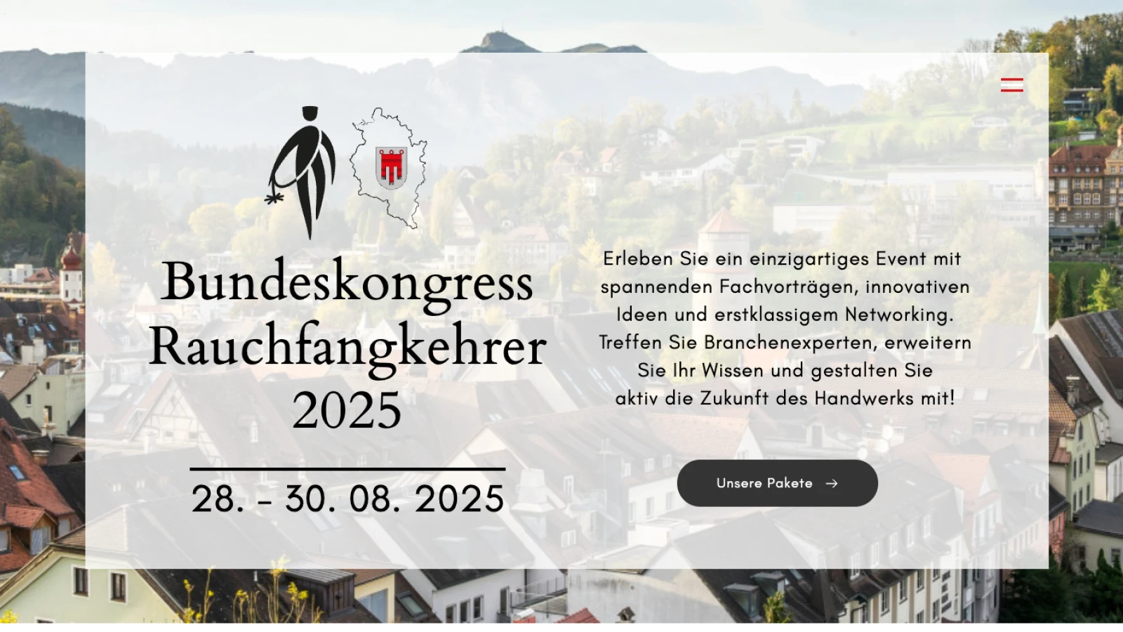Ein Screenshot von bundeskongress-rauchfangkehrer.at