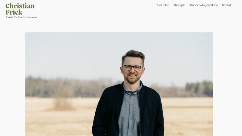 A screenshot of Christian Frick
