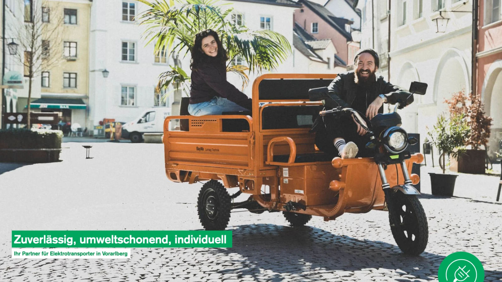 Ein Screenshot von e-tuktuk.at