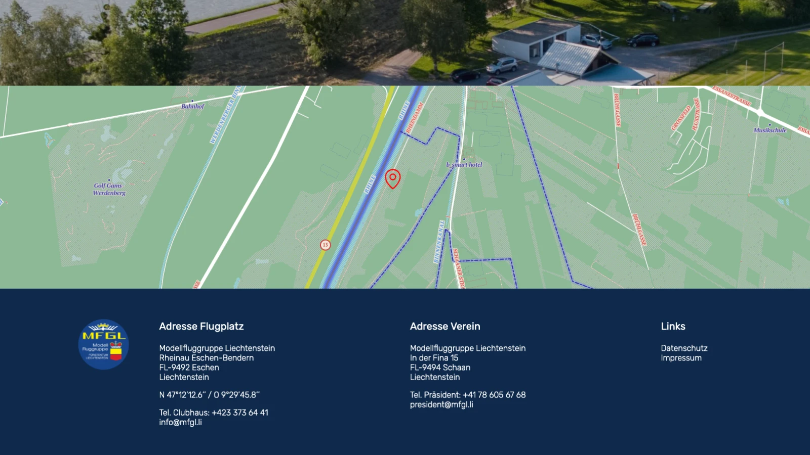 Una captura de pantalla de MFGL.li