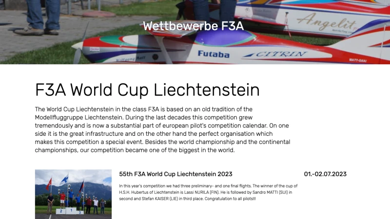 A screenshot of MFGL.li