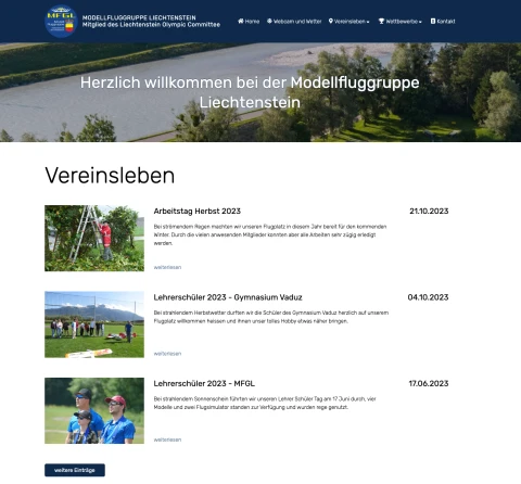A screenshot of MFGL.li
