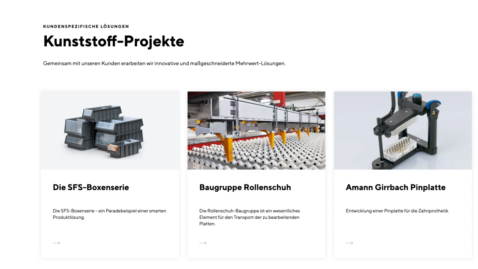 Ein Screenshot von tecnoplast.com