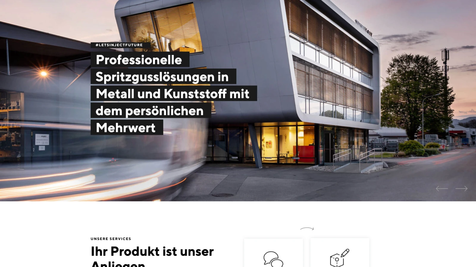 Ein Screenshot von tecnoplast.com